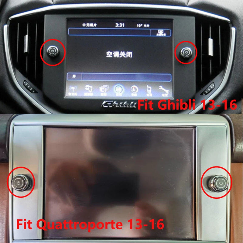 Maserati Quattroporte GTS Ghibli 1x Central Volume Switch Button Cover