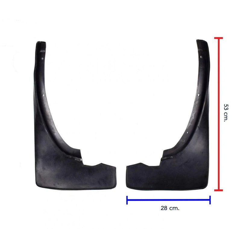 Splash Guard Mud Flap Rubber Set 4 F+R Fits Nissan Navara D40 2WD Truck 2005-14