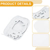 Toyota RAV4 (2006-2012) White Metal Fuel Tank Door Cap