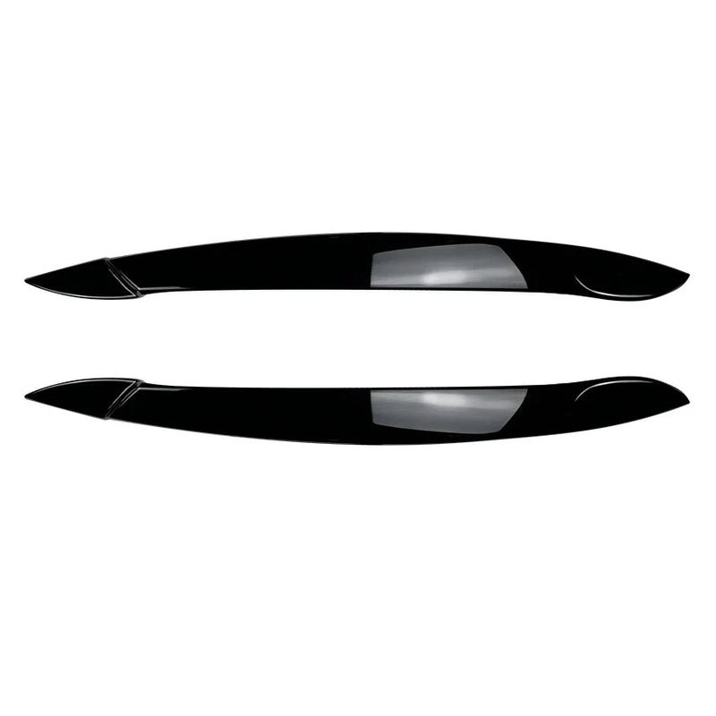 BMW X5 E70 Gloss Black Headlight Eye Lid Eyebrow Trim Cover (2008–2013)