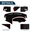 Mazda 3 Axela (2009-2013) Sun Protector Black Red Dash Cover Mat