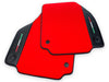 Ferrari F8 Tributo (2020-2023) - Carbon Leather Tailored Red Floor Mats
