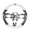 Ford Mustang Silver Carbon Fiber Steering Wheel (2019-2022)