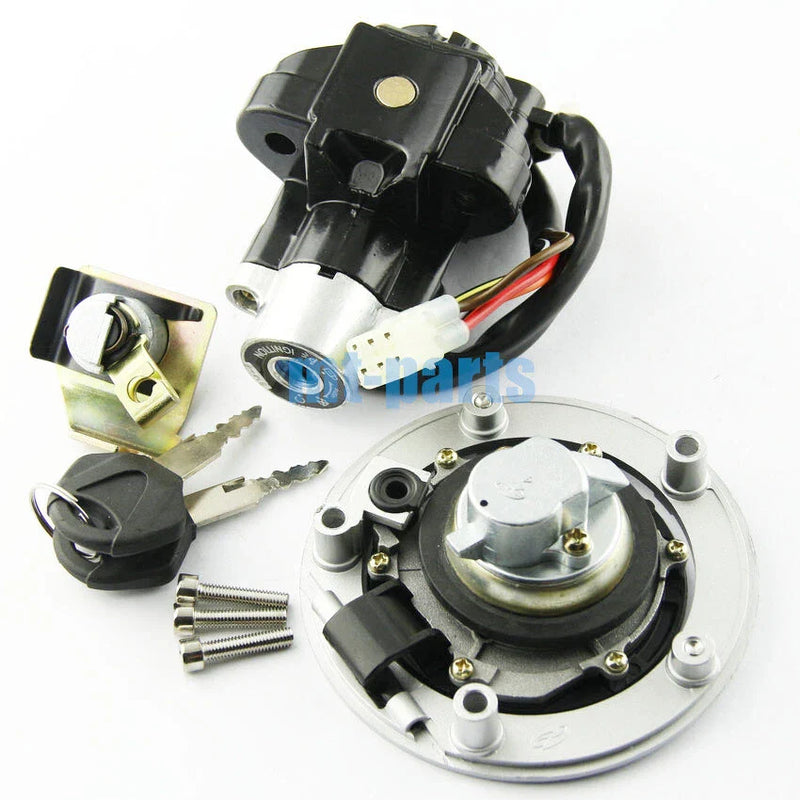 Suzuki GSX1250F Bandit 1250 Ignition Key Switch & Fuel Tank Cap Set (2008-2011)