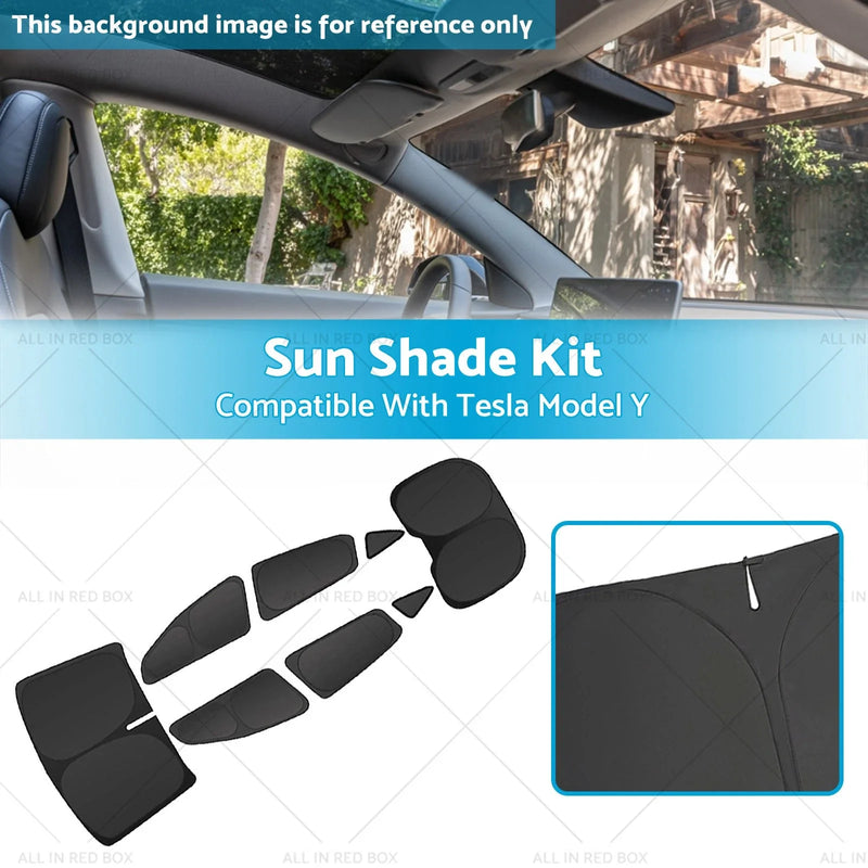 Tesla Model Y 8-Piece Sun Shade Cover (2021-2023)