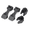 Jeep Wrangler JK (2007-2017) Black 2 x Hood Latch Lock Catch Kit