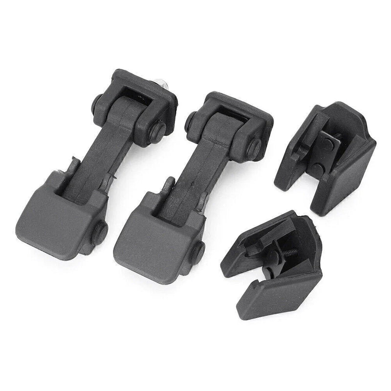 Jeep Wrangler JK (2007-2017) Black 2 x Hood Latch Lock Catch Kit
