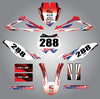 Husqvarna CR 50 (2011-2016) Decals Custom Graphic Kit BARBED STYLE