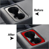 Kia Forte Cerato K3 Black Rear Water Cup Holder Frame Cover Trim (2019-2023)