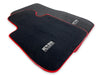 BMW 7 Series F02 Premium Black Red Floor Mats (2010-2015)