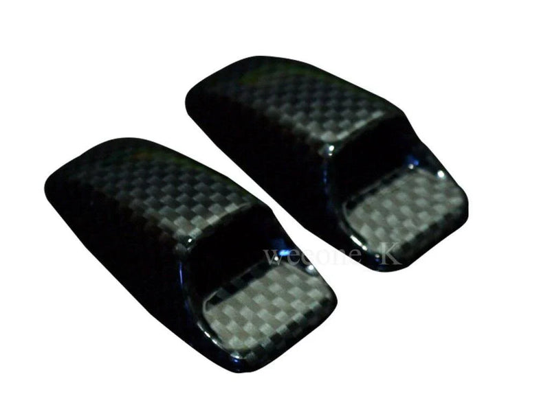 Toyota Corolla, Mitsubishi Eclipse, 240SX 2 x Carbon Washer Jet Covers