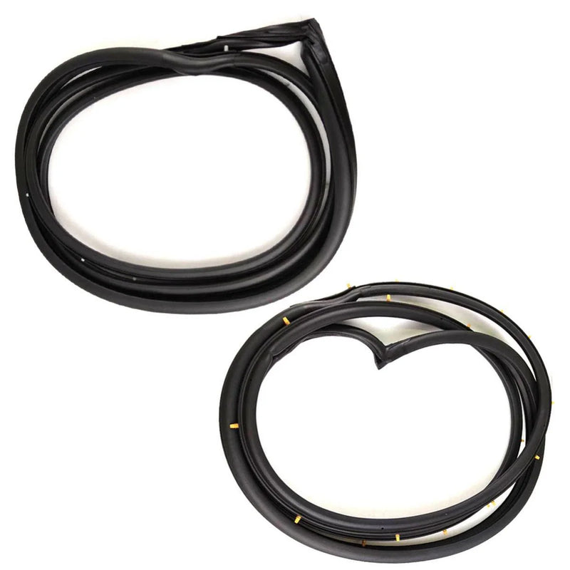 Door Rubber Weatherstrip FL+FR Fits Mitsubishi Lancer E-CAR CB2 4D Sedan 1992-96