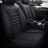 Chevy Silverado GMC Sierra Black PU Leather Front Seat Cover (2014-2023)