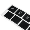 Jeep Commander Heated Seat Traction Button Repair Sticker (2006–2010)