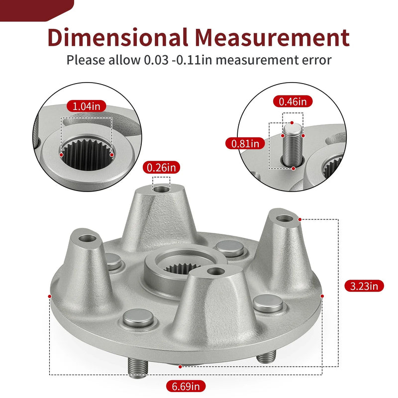Yamaha Viking 700 Wheel Hub (2010–2015)
