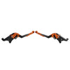 Yamaha FZ07 FZ09 MT07 MT09 XSR900 CNC Orange Extendable Brake Clutch Levers (2014-2023)