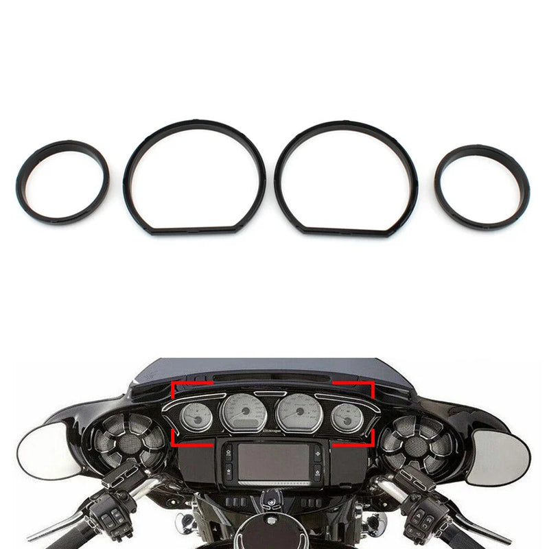 Harley Touring Electra Glide Instrument Board Gauge Bezel (2014-2023)