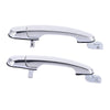 Hyundai Tucson 2 x Rear Outer Door Handles Chrome (2004-2010)