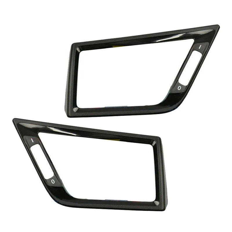 BMW E84 X1 2010-2015 AC Air Outlet Trim Cover (2 x Black)