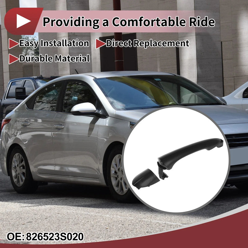Hyundai Sonata 2011-2014 Front Right Black Car Door Handle Grip