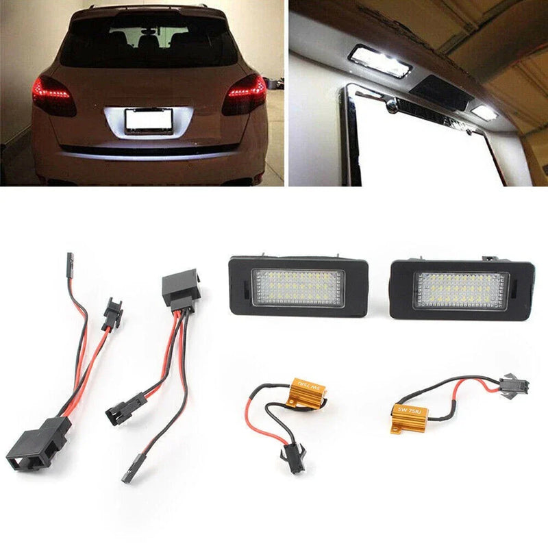 Porsche Cayenne, Touareg LED License Plate Lights (2003-2010)