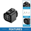 BMW Pierburg CWA400 4 Pin Water Pump Connector Plug