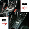 Toyota 86 Subaru BRZ Scion FR-S Carbon Fiber Gear Shift Panel Trim (2012-2020)