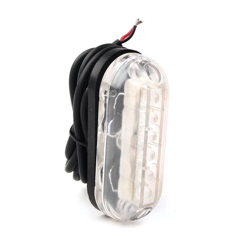 Marine Boat - Waterproof Surface Mount 12V 6 x LED Underwater Red Light