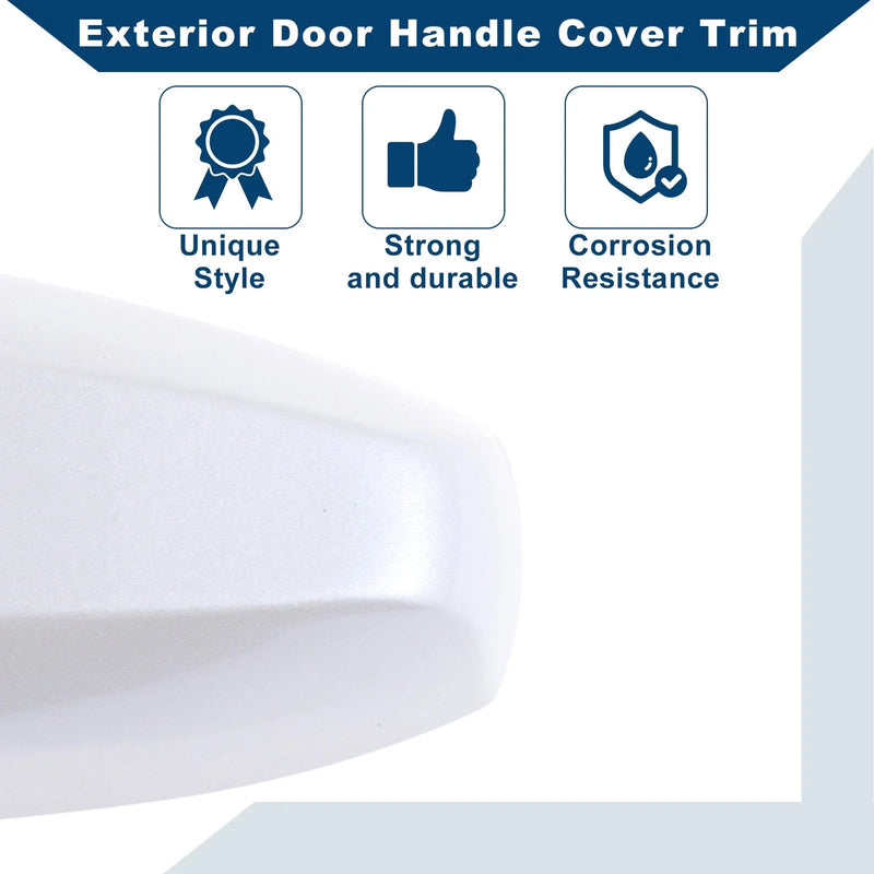 BMW X1 X5 F15 X6 F16 (2014 - 2019) White Exterior Door Handle Cover Trim