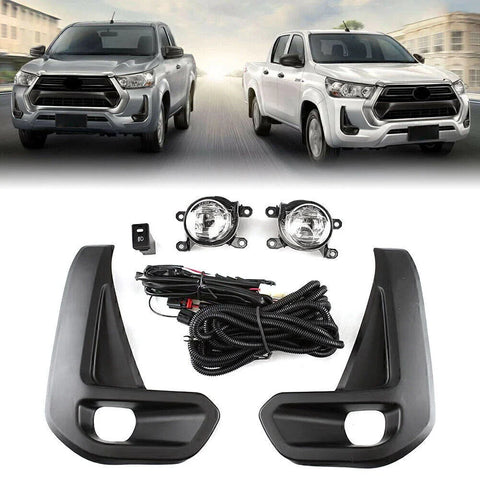 Toyota Hilux ABS Plastic Fog Lamp Driving Light (2020-2022)
