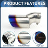 Honda Civic Slant Exhaust Tip 2.3" Inlet (2016-2019)