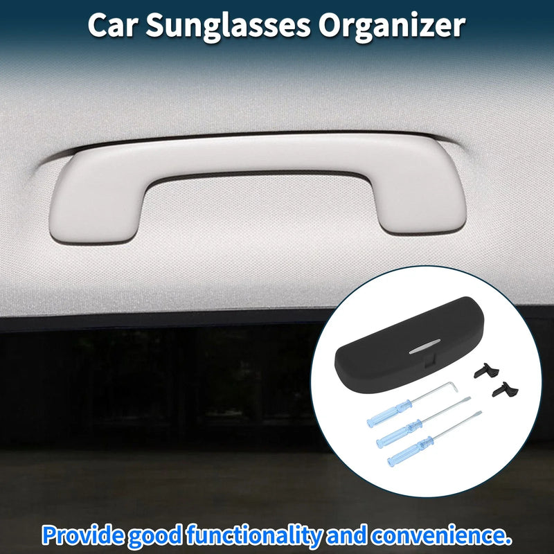 BMW X1 F48 2016-2024 Eyeglasses Holder Storage Box Black Sunglasses Case
