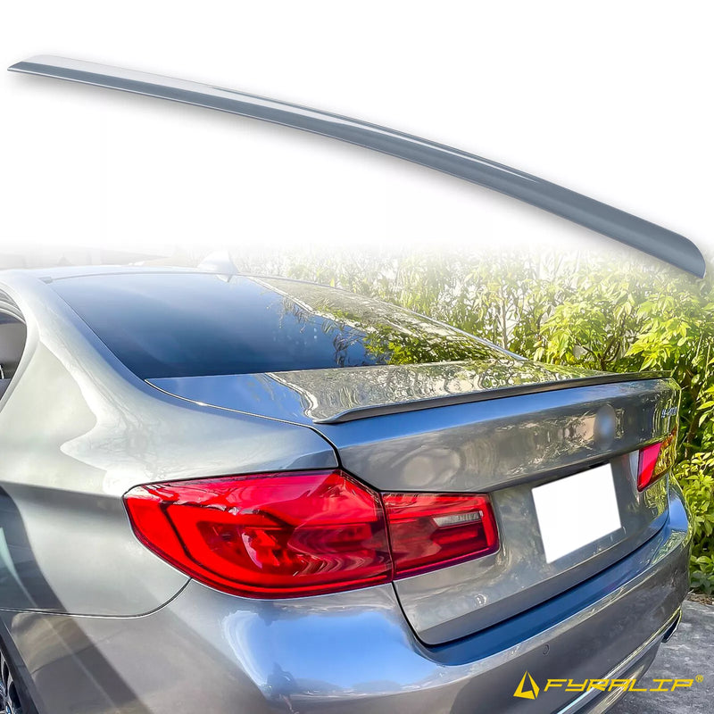 BMW 5 Series G30 Sedan C2Y Blue Boot Lip Spoiler (2017-2020)