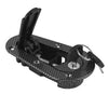 Car Carbon Fiber Racing Hood Pin & Flush Mount Latch Lock