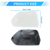 Ford F250 F350 Super Duty 2 x White Top Half Door Mirror Cap Covers (2017-2024)