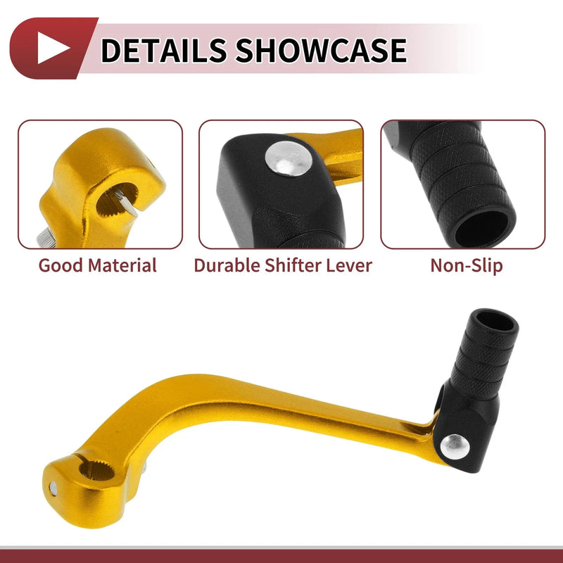 Honda CRF110F (2013-2018) Gold Black Folding Motorcycle Gear Shifter Lever