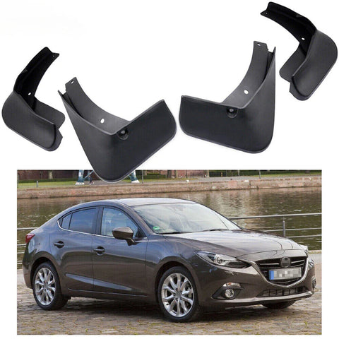 Mazda 3 Sedan Mudguard Mud Flaps Splash Guards Fender (2014–2018)