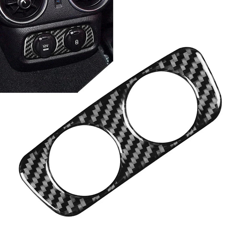 Kia Stinger (2018-2023) Black Rear Air Vent USB Cover Trim