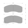 Mazda 626 Disc Brake Pads Set (1987 - 1997)
