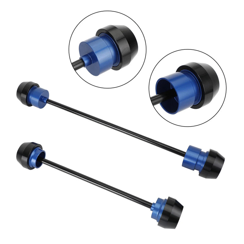 Yamaha YZF-R7 Axle Fork Wheel Slider CNC Blue (2021-2023)