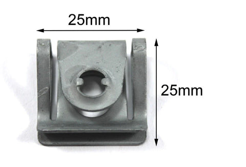 Ducati Honda Suzuki 6 x dzus Moto carenatura fissaggio clip piastra