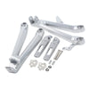 Honda CBR1000RR Silver Footrests Bracket (2004-2007)