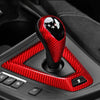 Bmw M2 F80 M3 M4 M5 M6 X5M X6M Red Carbon Fiber Gear Shift Knob Head Trim