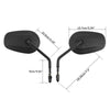 Harley Sportster 883 1200 Touring Road King Rear View Side Mirrors (2004-2023)