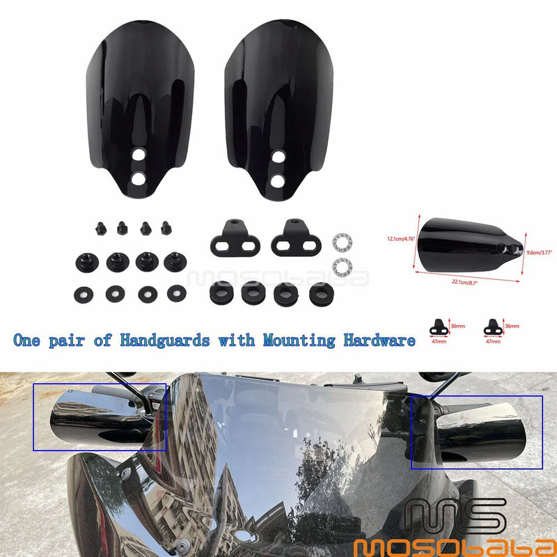 Harley Touring Road Glide FLTRK FLHP FLHRXS FLTRX Handguards Protector Kits (2014-2023)