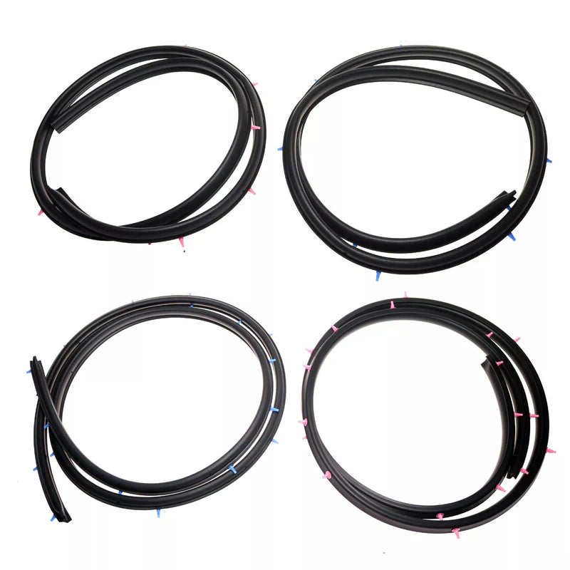 Nissan Sylphy N16 Almera Pulsar Sedan 2000-2006 Rear Door Weatherstrip Set