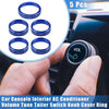 Ford F150 5 x AC Volume Tune Tailer Switch Knob Cover Rings (2016-2019)