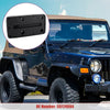 Jeep Wrangler 1997-2006 Black Car License Plate Frame Bracket