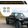 Jeep Gladiator JT Audio Headlight Switch Knob Cover Ring (2020-2023)