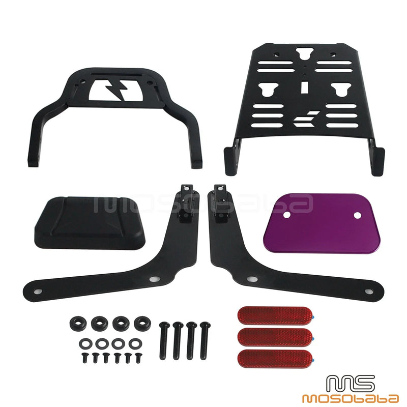 Harley Heritage Classic Passenger Backrests Luggage Rack Sissy Bar (18-25)